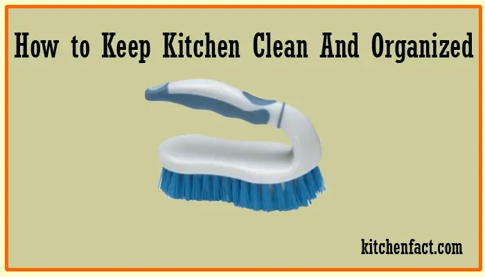 Keep Kitchen Clean And Organized