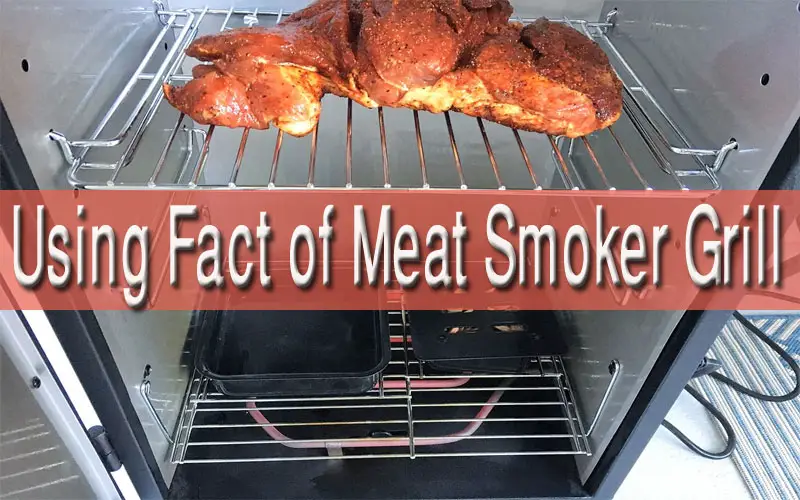 How to use meat smoker grill
