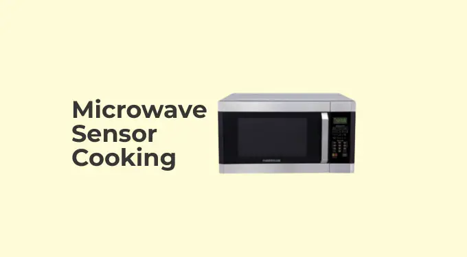 what is sensor cooking in a microwave