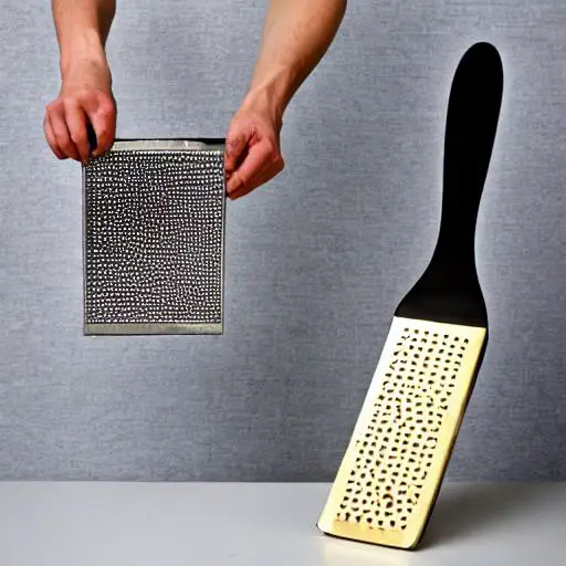 Use large grater as Food Processor