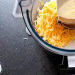 shred cheese in a food processor