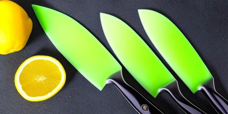 Cleaning kitchen Knife With Citric acid