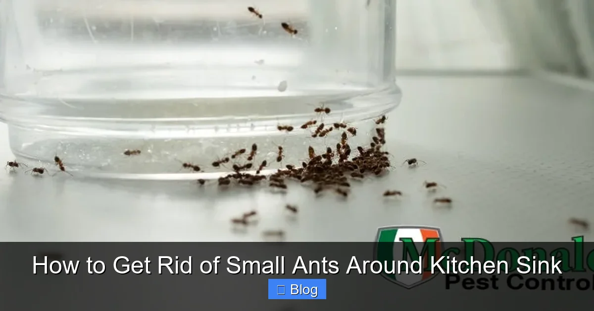 How to Get Rid of Small Ants Around Kitchen Sink