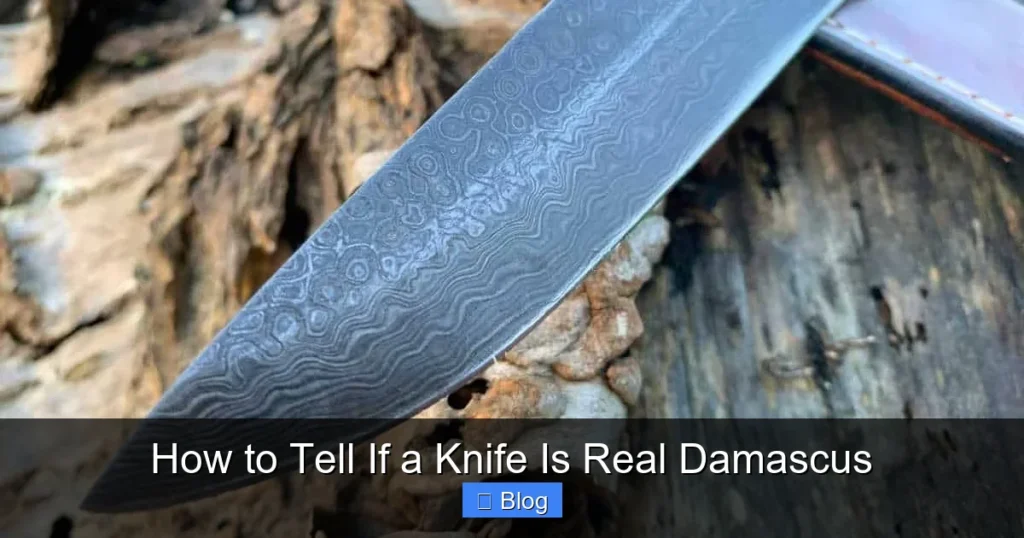 How to Tell If a Knife Is Real Damascus