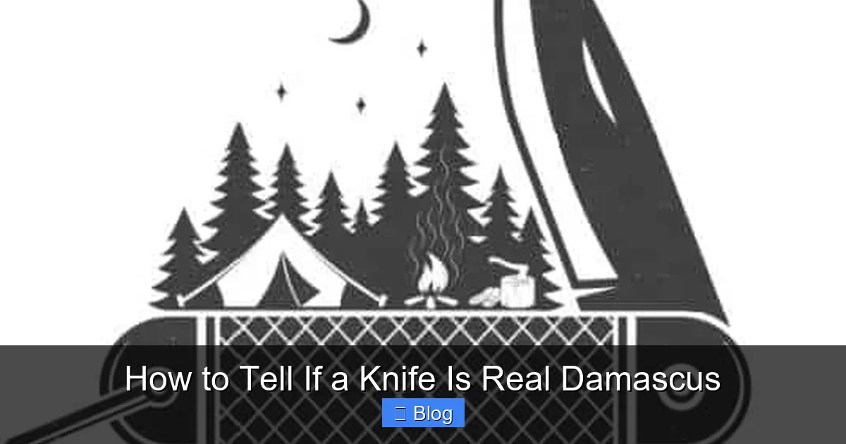 How to Tell If a Knife Is Real Damascus