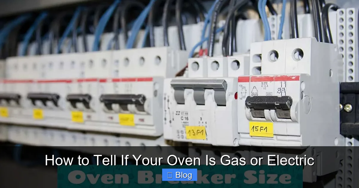 How to Tell If Your Oven Is Gas or Electric