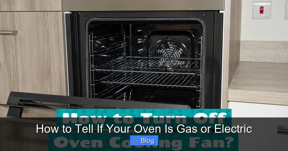 How to Tell If Your Oven Is Gas or Electric