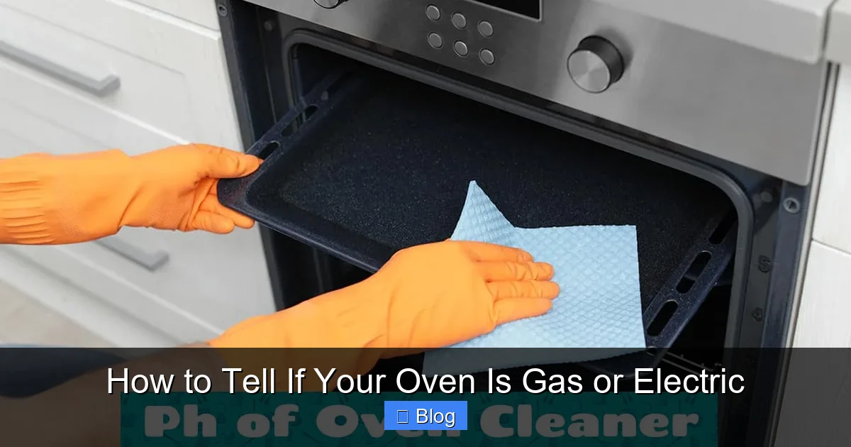 How to Tell If Your Oven Is Gas or Electric