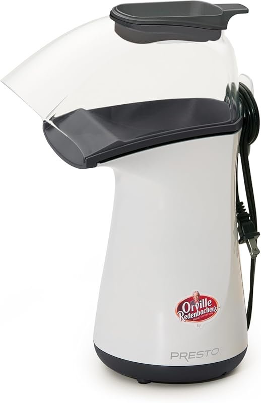 Presto Orville Redenbacher's Hot Air Popcorn Popper, 1 Liter, White