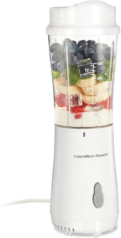 Hamilton Beach Portable Blender with 14oz BPA-Free Travel Cup & Stainl