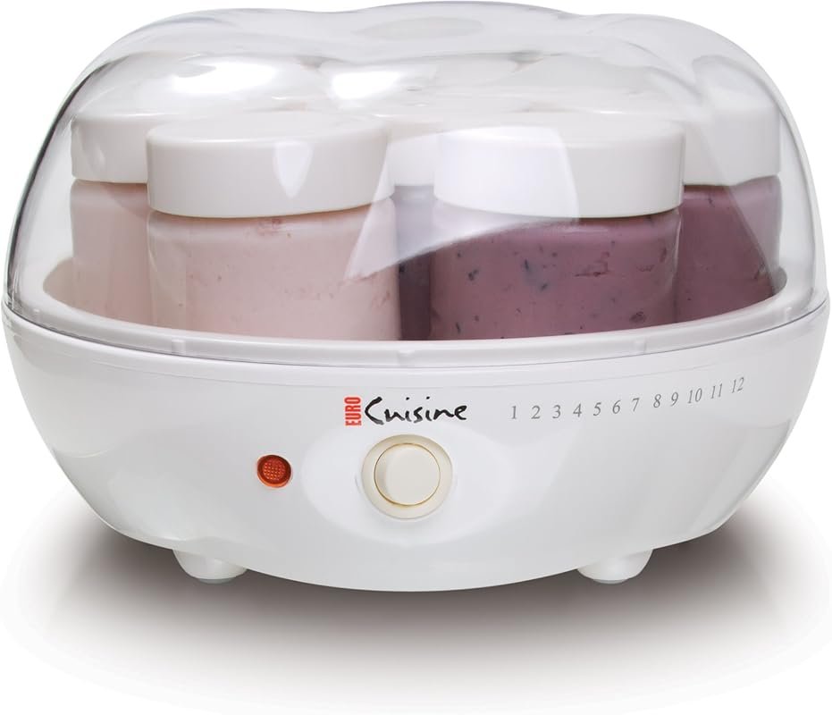 Euro Cuisine YM80 Electric Yogurt Maker: Probiotic-Rich Homemade Yogur