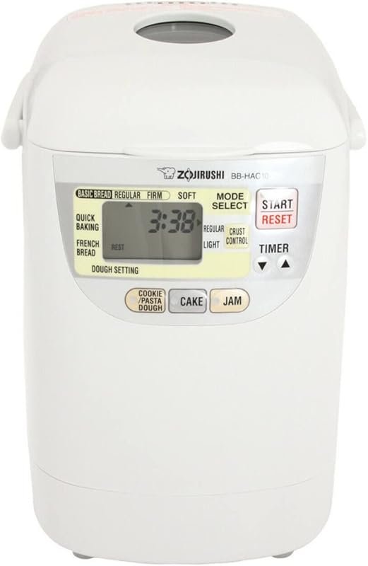 Zojirushi BB-HAC10 Mini Breadmaker for 1-Pound Loaves in White