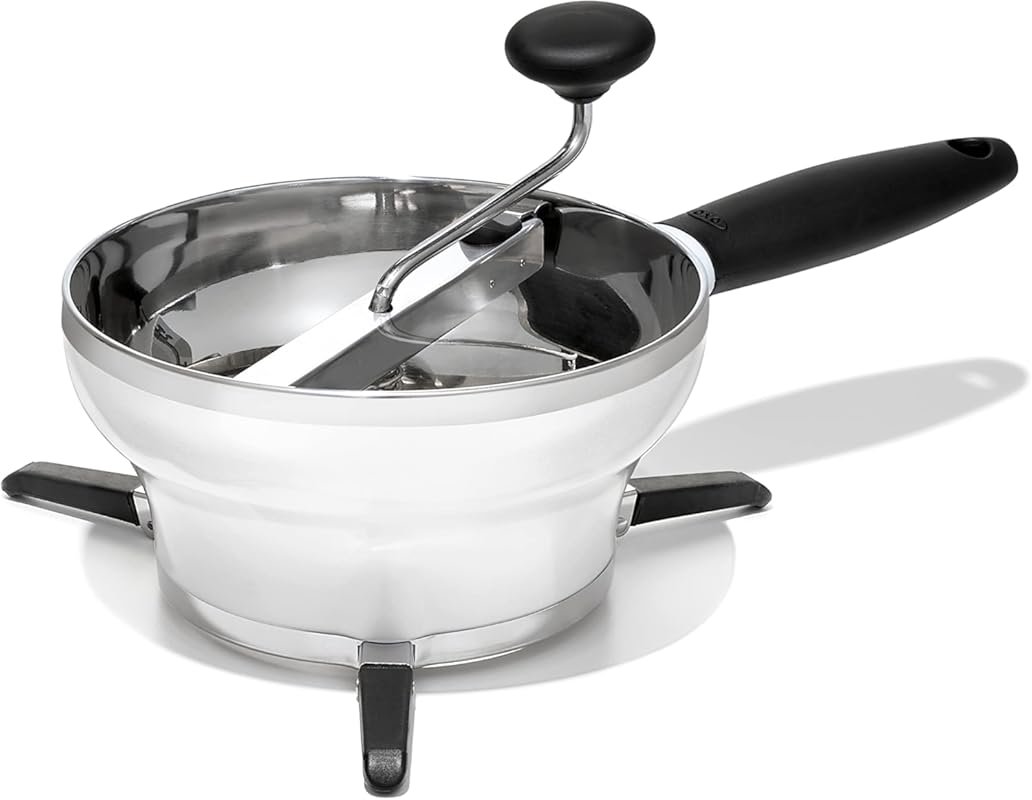 OXO Good Grips Stainless Steel Food Mill for Purees – Silver, Dishwash