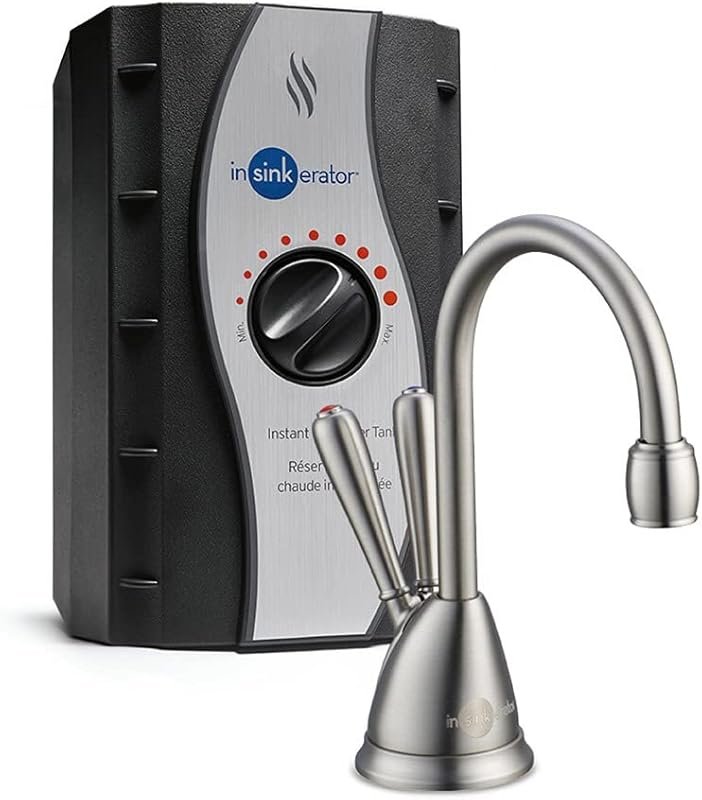 InSinkErator View Instant Hot & Cold Water Dispenser with Satin Nickel