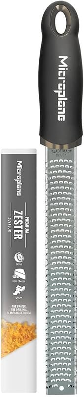 Microplane Premium Classic Zester 18/8 Stainless Steel for Citrus, Par