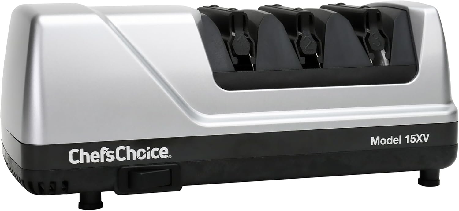 Chef’sChoice 15XV EdgeSelect Electric Knife Sharpener with Diamond Abr