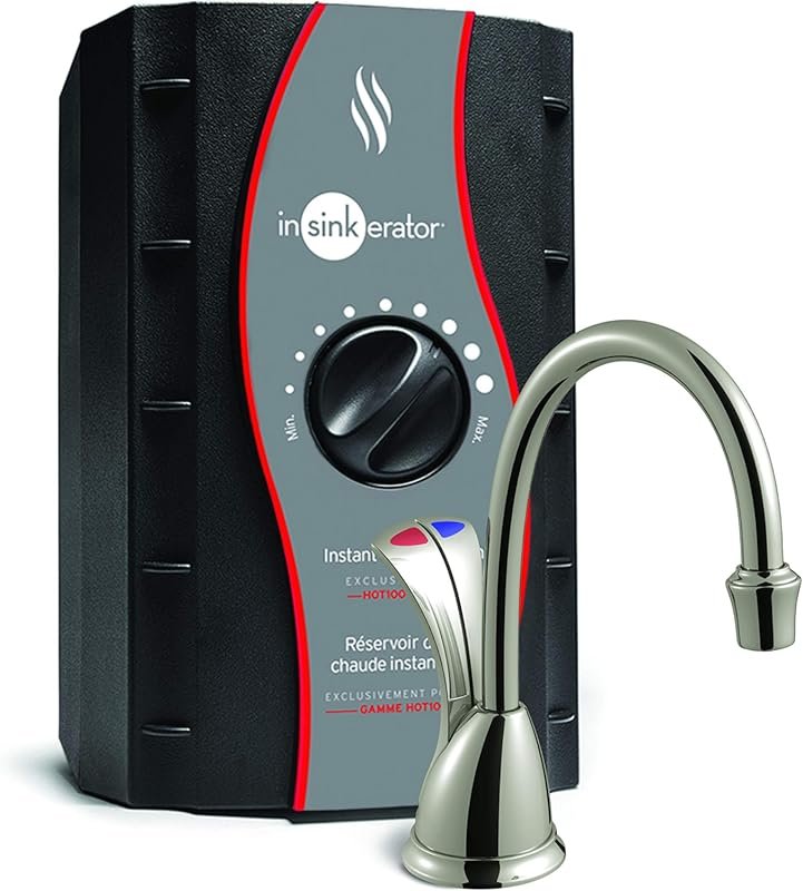 InSinkErator Wave Instant Hot and Cold Water System in Satin Nickel