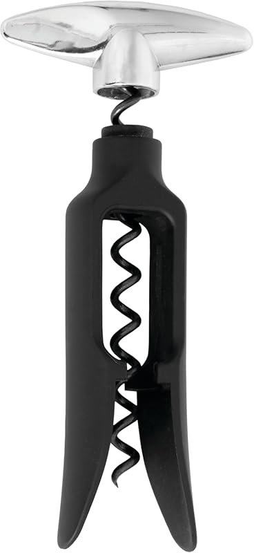 True Self Pulling Corkscrew with Chrome Handle, Durable Plastic for Ho