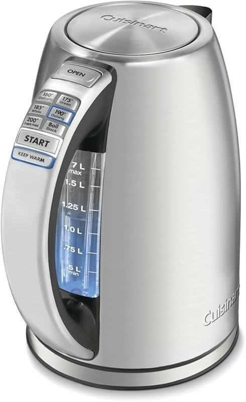 Cuisinart PerfecTemp Kettle, 6 Presets, 1500W Fast Heat, 30-Minute Kee