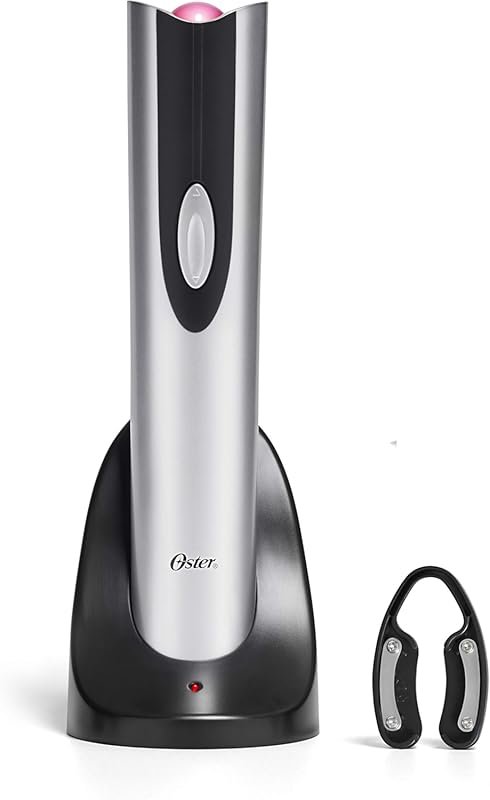 Cordless Electric Wine Bottle Opener with Foil Cutter, Effortless Open
