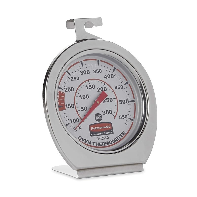 Rubbermaid Commercial Stainless Steel Food Thermometer for Oven, Grill