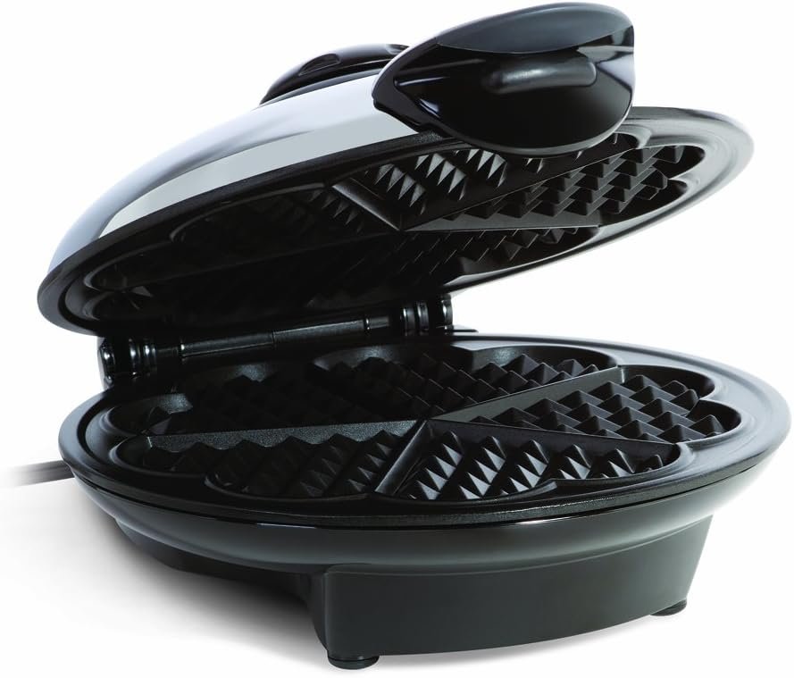 Euro Cuisine WM520 Heart Shaped Iron Waffle Maker: Eco-Friendly PTFE