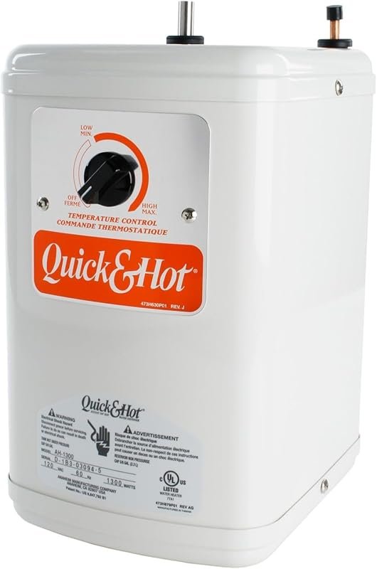 Anaheim AH-1300 Quick and Hot Instant Hot Water Tank for Under-Sink In