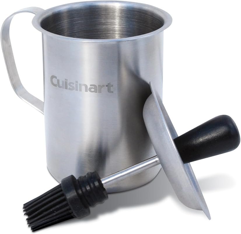 Cuisinart 16 oz Sauce Pot and Silicone Basting Brush for BBQ and Grill