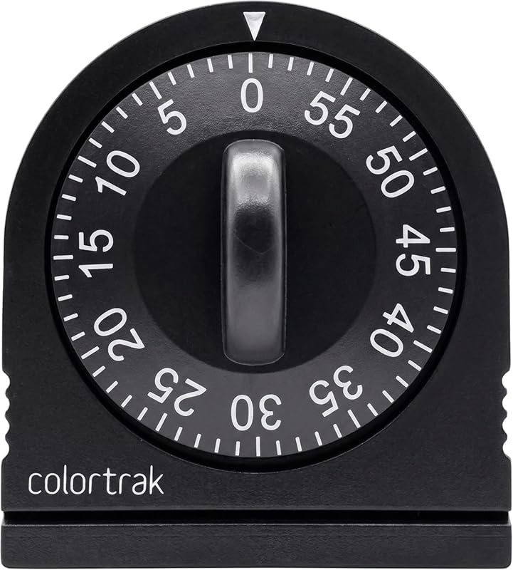 60 Minute Visual Timer, Wind-Up, 0–60 Minutes, for Hair Color, Tanning