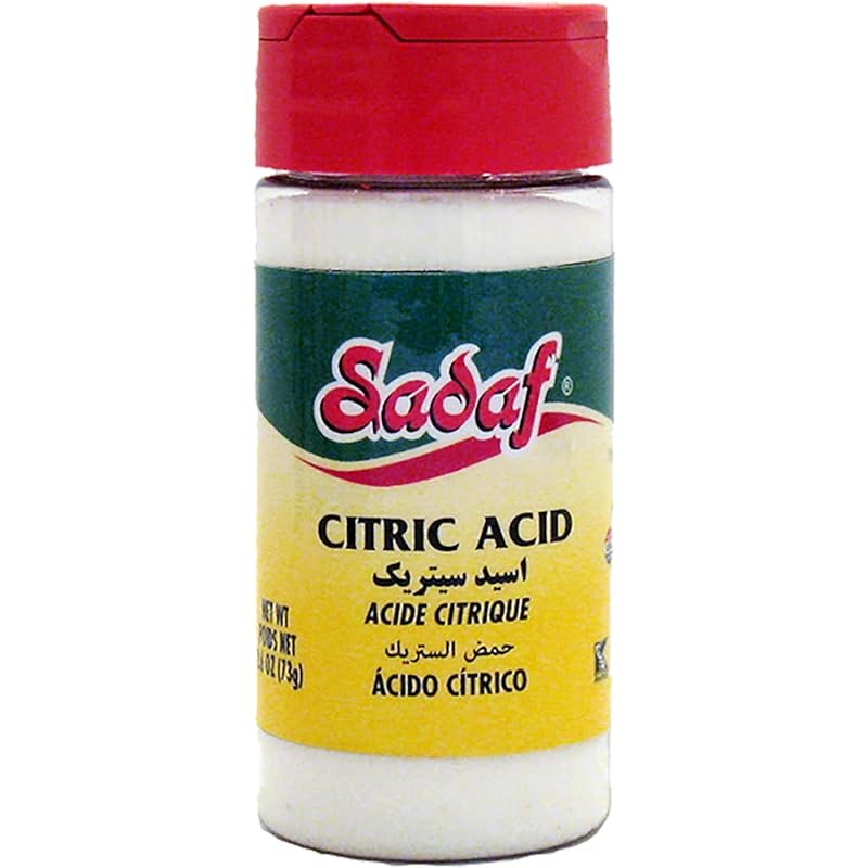 Sadaf Pure Kosher Citric Acid Granulated for Cooking & Baking, 2.6 oz 