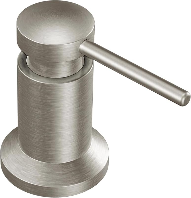 Moen Deck Mounted Spot Resistant Stainless Lotion Dispenser for Kitche