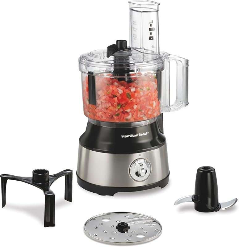 Hamilton Beach Food Processor & Vegetable Chopper, 10 Cups, Easy Clean