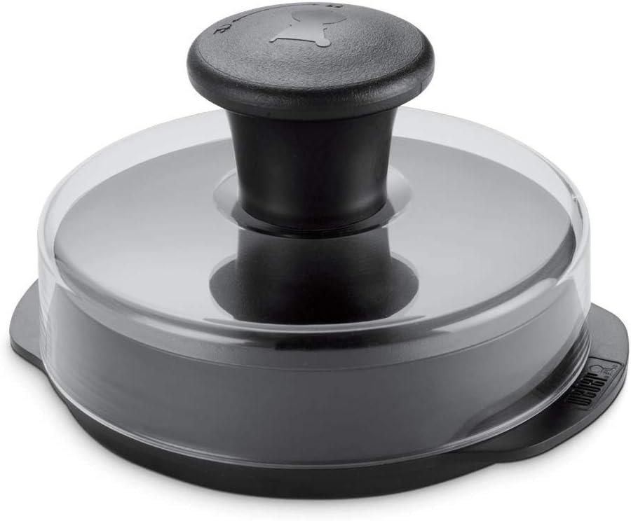 Weber Original Burger Press – Creates Flat 1/4 & 1/2 lb Patties with D