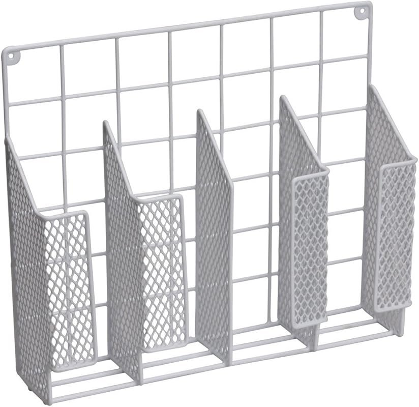 Home Basics Rust Resistant Wrap Organizer – For Food Storage, Foil, Wa