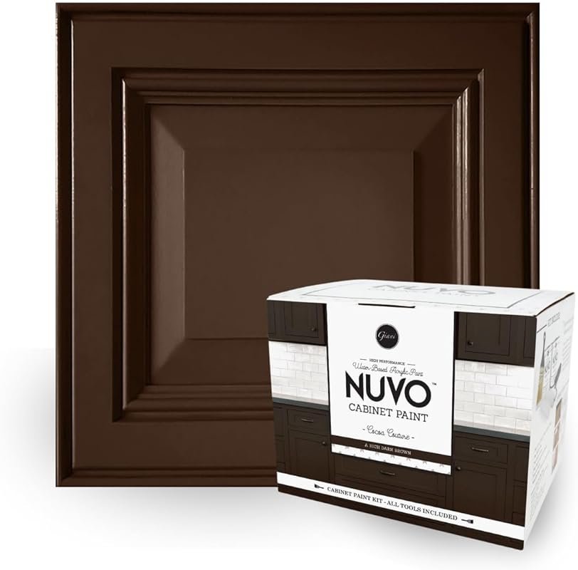 Nuvo Cocoa Couture Cabinet Makeover Kit – DIY 7-Piece Set, Rich Dark B