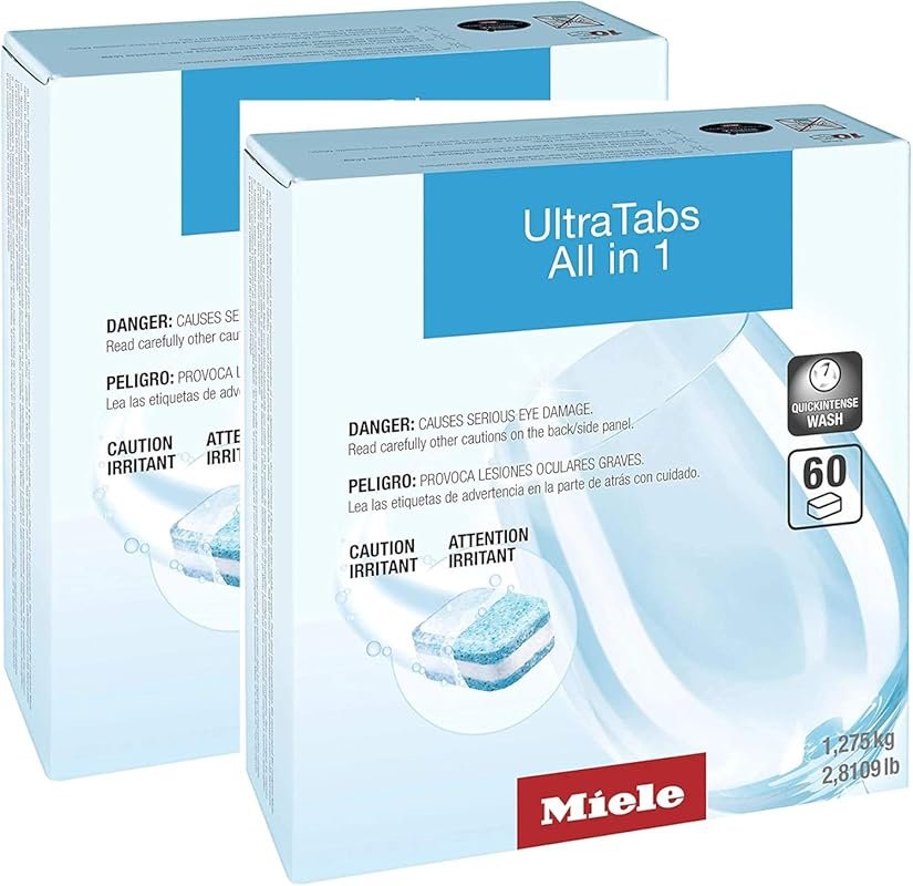 Miele Care Collection Dishwasher Detergent Tabs, 120 Tablets