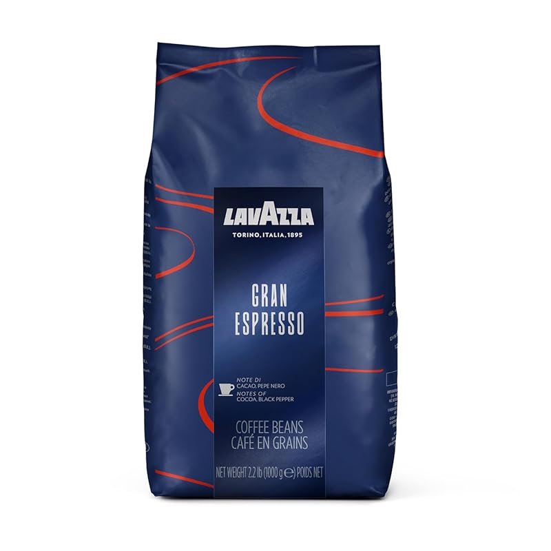 Lavazza Gran Espresso Medium Roast 100% Arabica Whole Bean Coffee, Ric