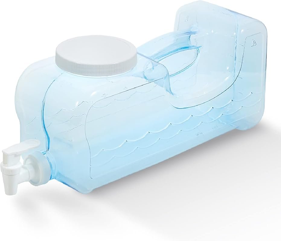 Arrow Stackable 5 Quart Fridge Beverage Container, Clear Plastic Reusa