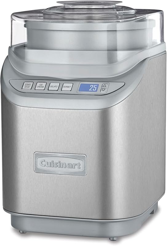 Cuisinart 2-Quart Ice Cream Maker for Gelato, Sorbet & Frozen Yogurt, 