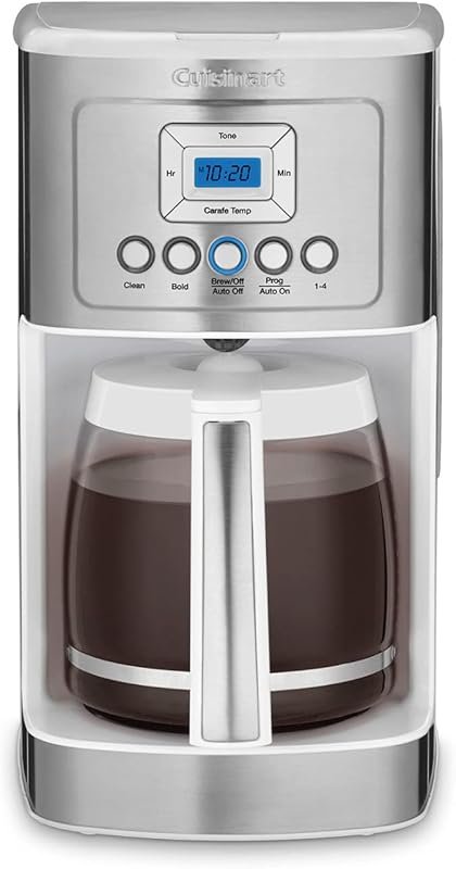 Cuisinart DCC-3200WNAS White 14-Cup Programmable Coffee Maker with Bre