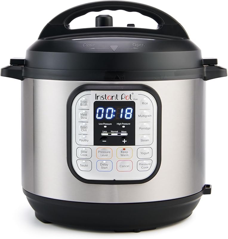 Instant Pot Duo 7-in-1 Electric Pressure Cooker with App, Stainless St