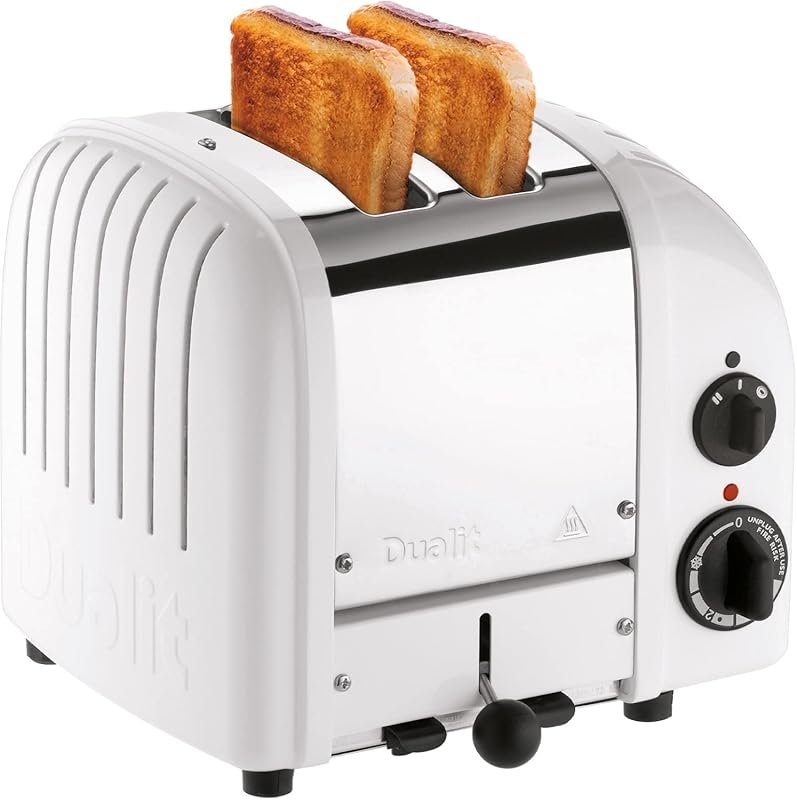 Dualit Classic 2-Slice NewGen Stainless Steel Toaster, Hand Built in U