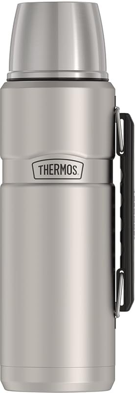 THERMOS Stainless King Vacuum-Insulated Beverage Bottle, 40 Ounce, Mat