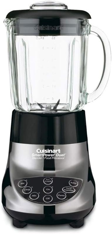 Cuisinart Blender & Food Processor with 500W Motor, Ice Crush & BPA-Fr