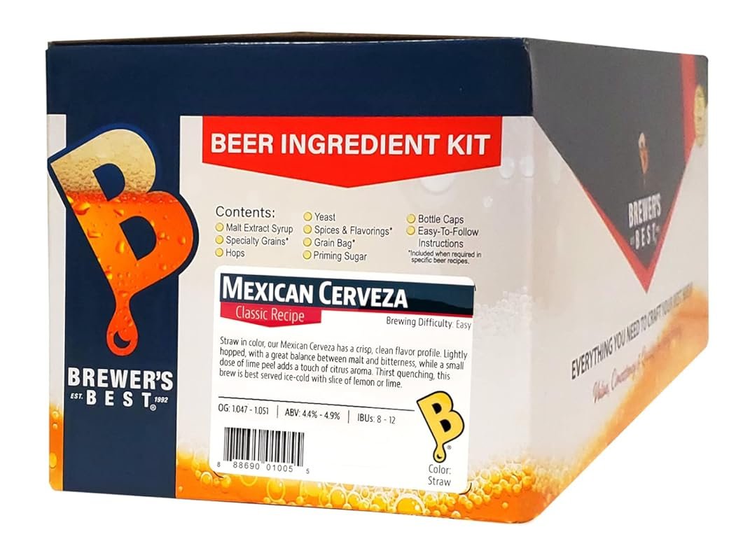 Brewer's Best Mexican Cerveza 5 Gallon Home Brew Kit