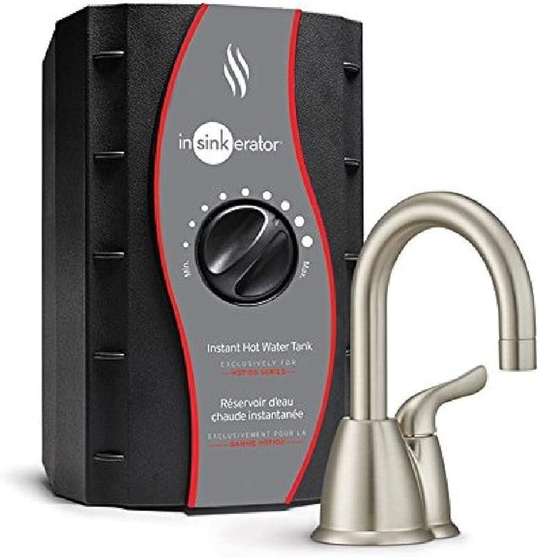 InSinkErator H-HOT150SN-SS Instant Hot Water Dispenser, Stainless Stee