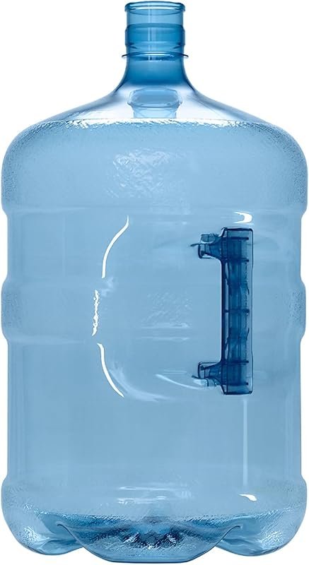 Brio B.P.A.-Free 5 Gallon Reusable Plastic Water Bottle Container with