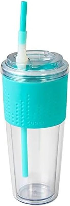 Copco Lock-n-Roll Double Wall Tritian Tumbler with Flip Straw – Spill-