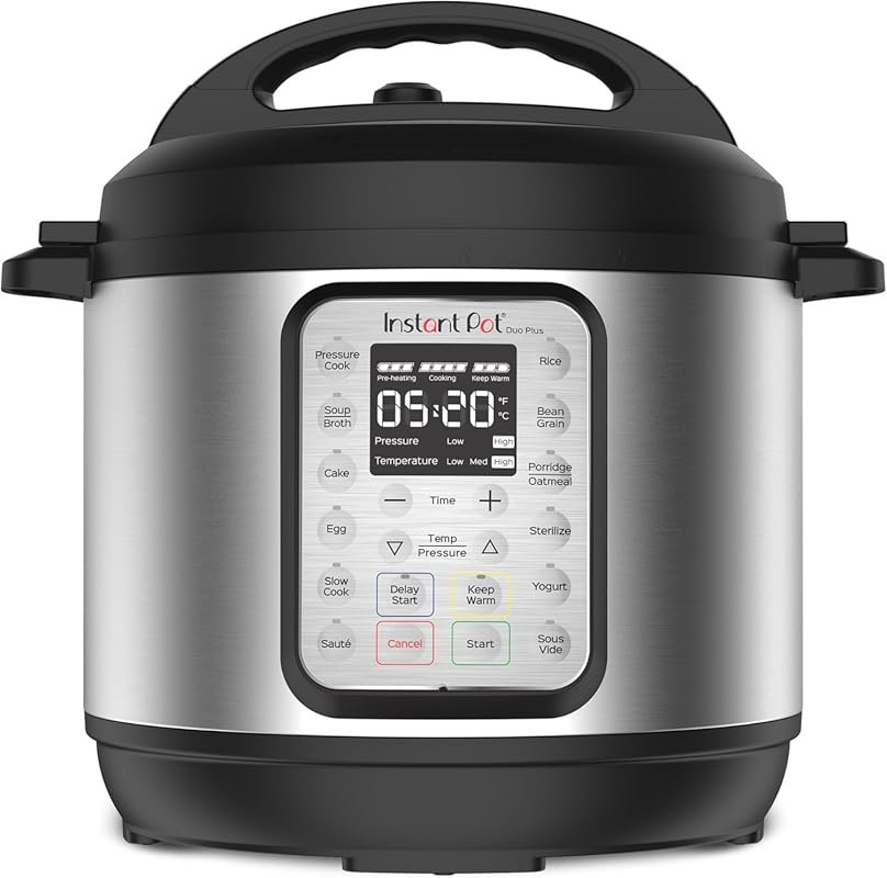 Instant Pot Duo Plus 9-in-1 Multicooker with App, Stainless Steel, 6 Q