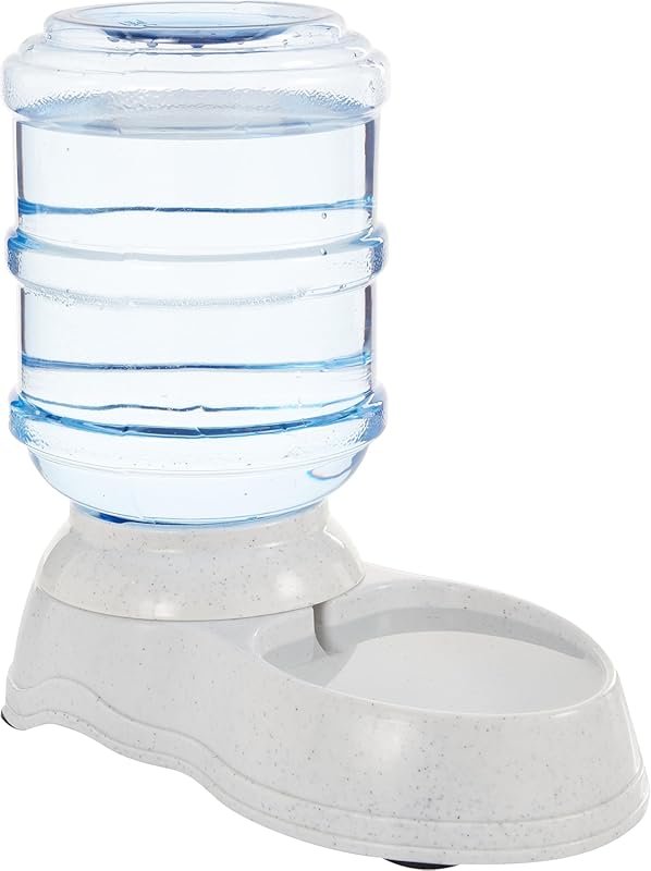 Amazon Basics 1 Gallon Gravity Pet Water Dispenser for Cats and Dogs, 